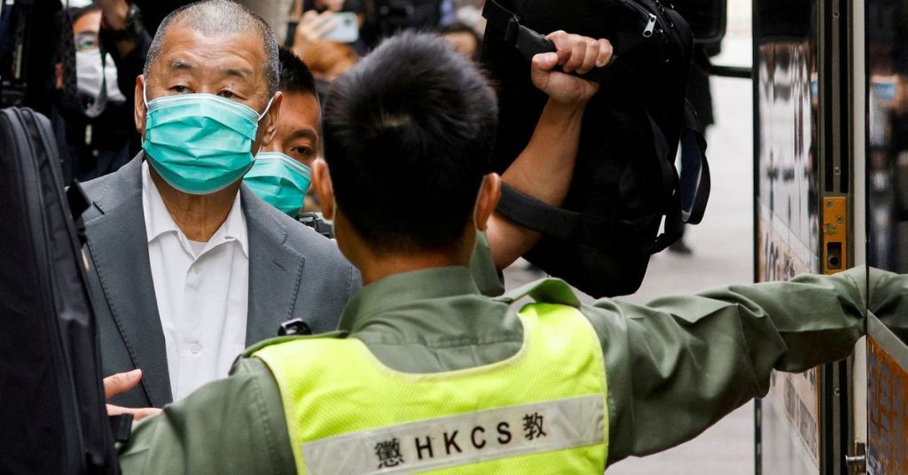 Hong Kong tycoon Jimmy Lai has been jailed for more than five years for fraud