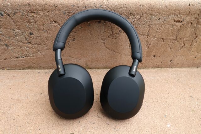 Sony WH-1000XM5 Wireless Noise Canceling Headphones.