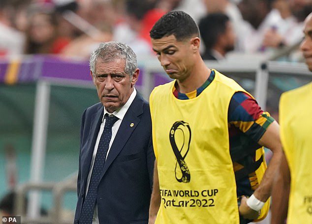 Ronaldo was left on the bench for the Portuguese's two knockout matches at the World Cup in Qatar