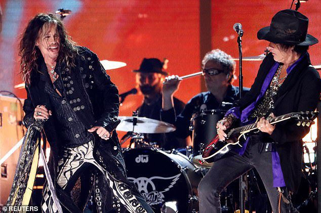 Show canceled: Fans looking to hang out with Aerosmith at the residency show Friday night in Las Vegas have their hopes dashed after lead singer Steven Tyler, 74, was injured.  Seen in 2020