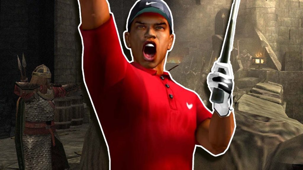 EA Made PS2 Lord Of The Rings With Tiger Woods Golf Engine
