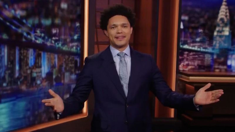 Trevor Noah celebrates his last episode hosting "The Daily Show" after 7 years behind a desk